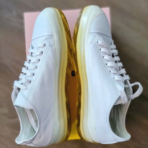 *SOLD*MSGM Oversized Sole Sneaker Italian Leather EUC sz 40 EU $600 Retail - Picture 4 of 9